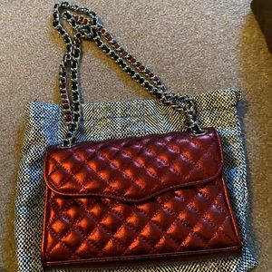 Like new Rebecca Minkoff metallic red bag